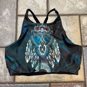 Onzie Feather Festival Yoga Top Sports Bra